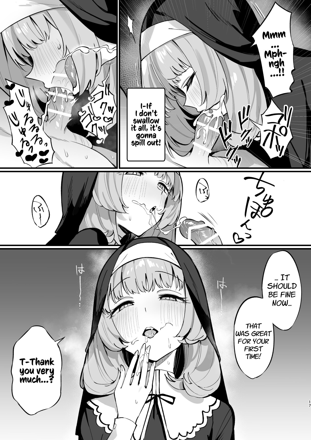 Hentai Manga Comic-A Sister's Absolute Defeat: Until an Innocent Nun Enters Heat and Indulges in Passionate Mating Sex-Read-16